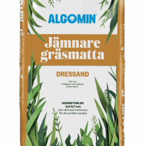 Algomin jämnare gräsmatta
